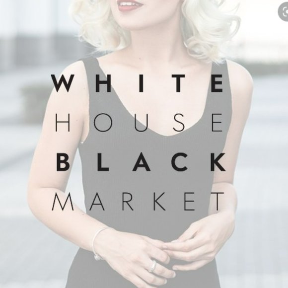 NWOT Gorgeous White House Black Market Faux Fur Black Mink Jacket S - Picture 4 of 4